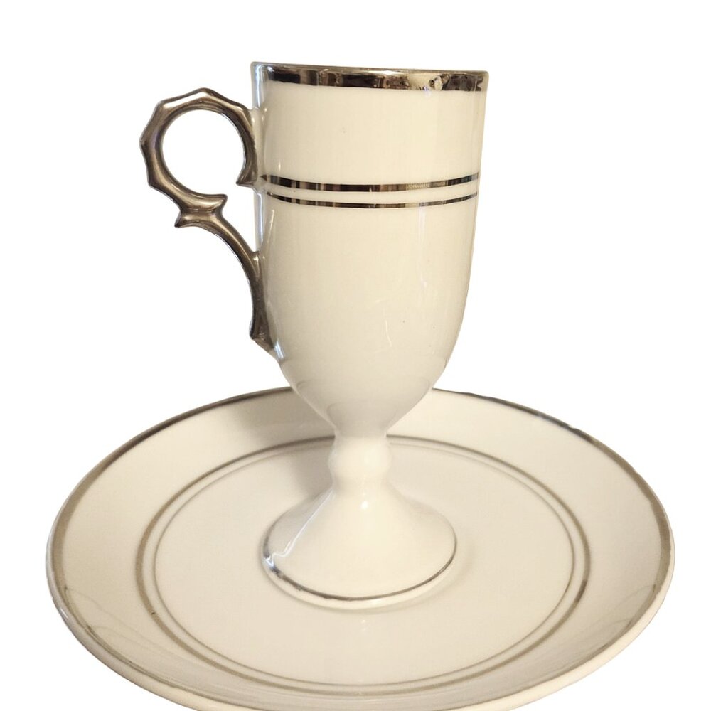 espresso cup and saucer, coffee cup, empire espresso cup, cottage kitchen